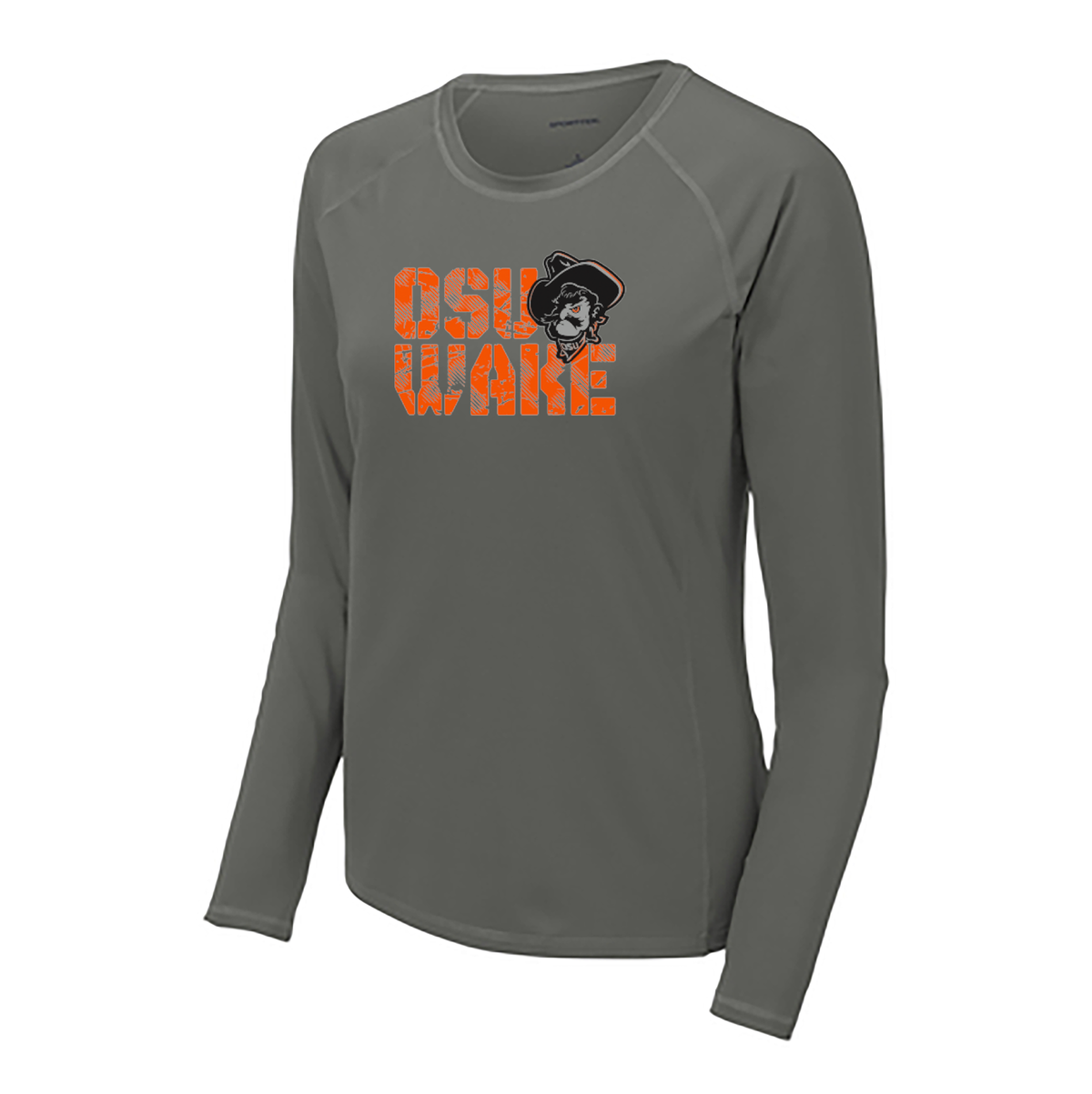 OK State Wakeboarding Ladies Long Sleeve Rashguard Tee