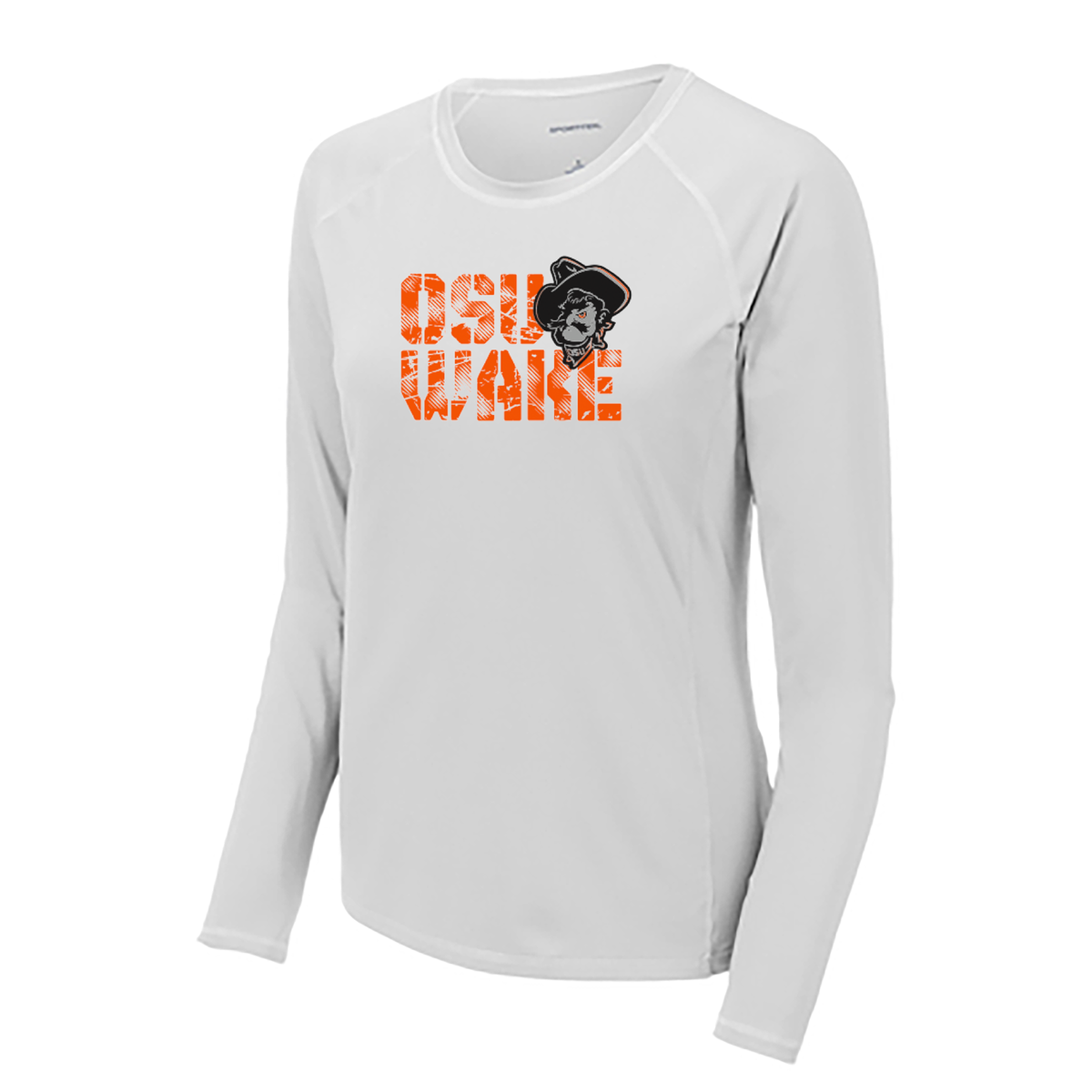OK State Wakeboarding Ladies Long Sleeve Rashguard Tee