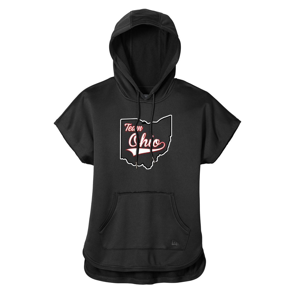 Team Ohio Softball Ladies Performance Short Sleeve Hoodie