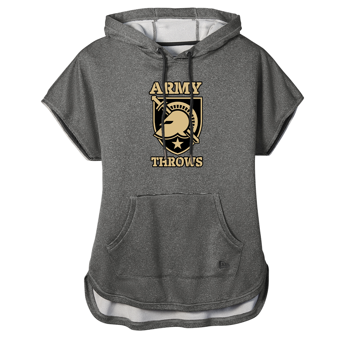 Army Throws Ladies Performance Short Sleeve Hoodie