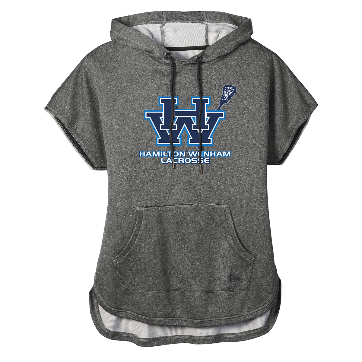 Hamilton Wenham Lacrosse Ladies Performance Short Sleeve Hoodie