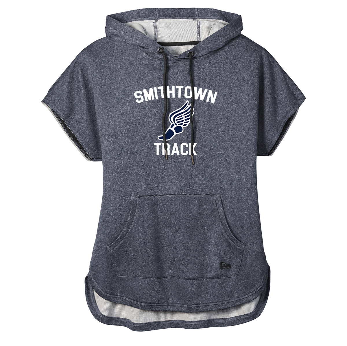Smithtown Track Ladies Performance Short Sleeve Hoodie