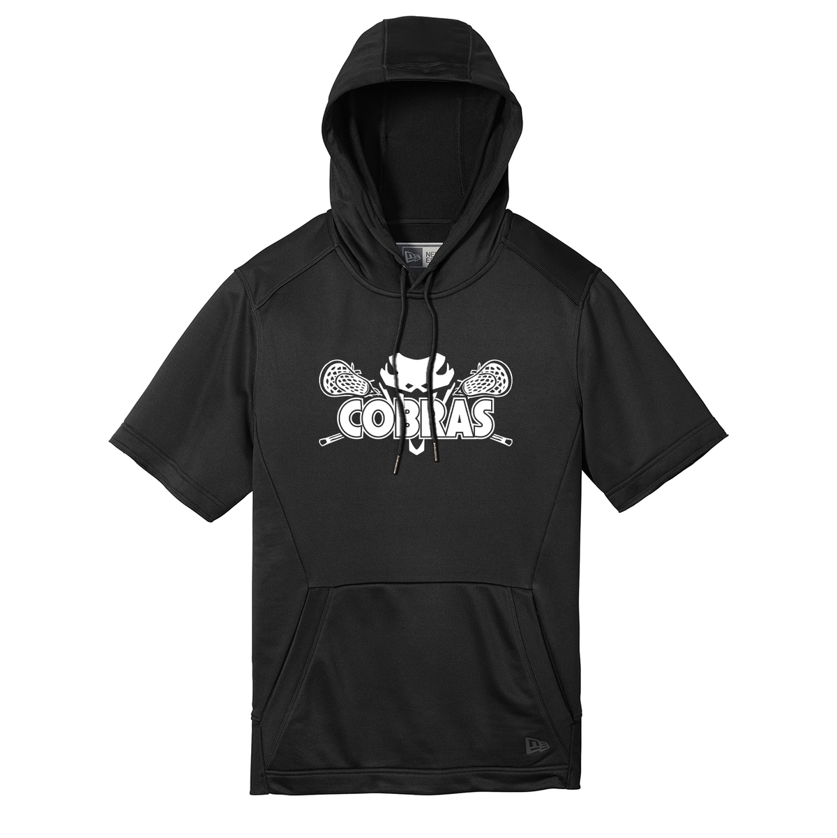 KC Cobras Lacrosse New Era Performance Terry Short Sleeve Hoodie