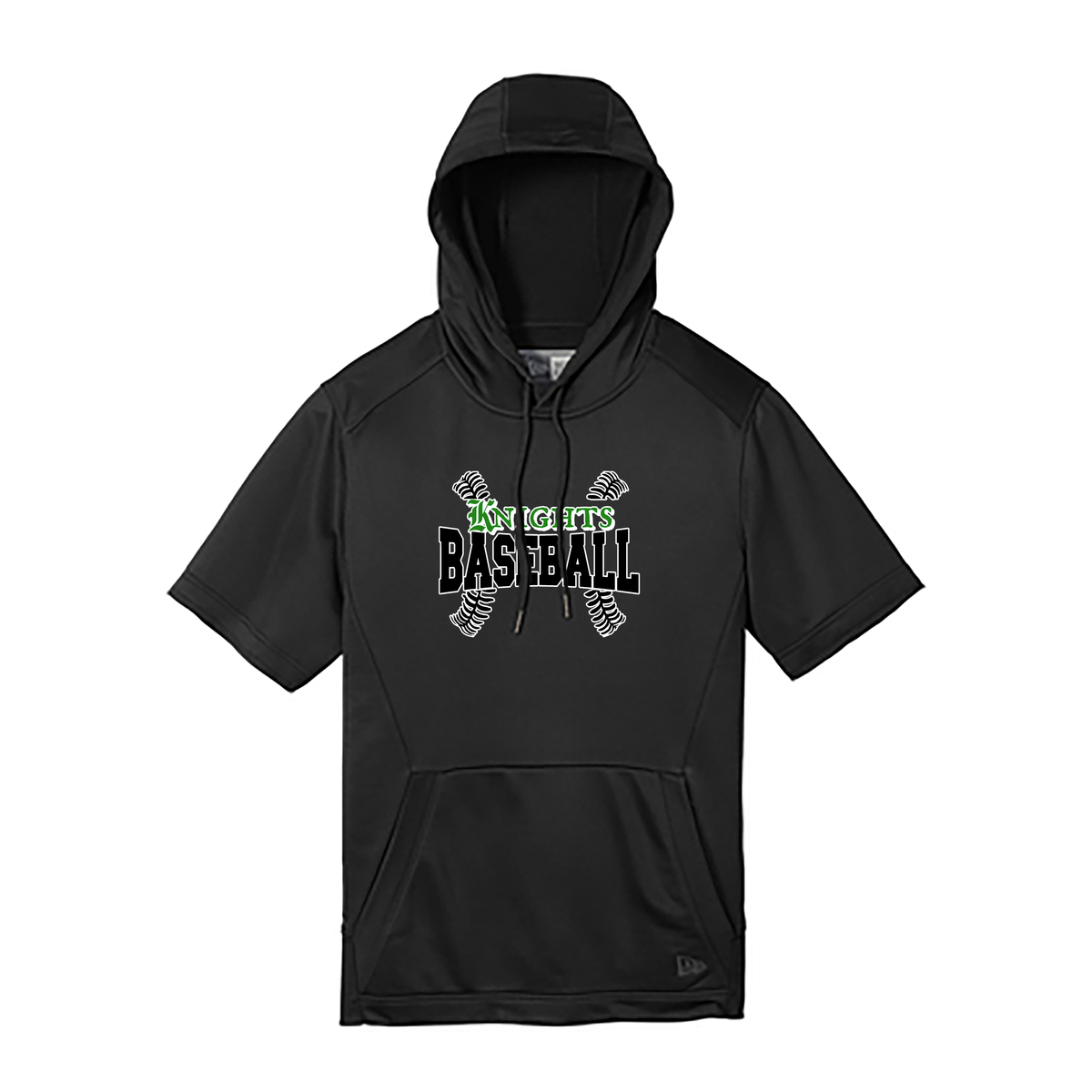 Knights Baseball New Era Performance Terry Short Sleeve Hoodie