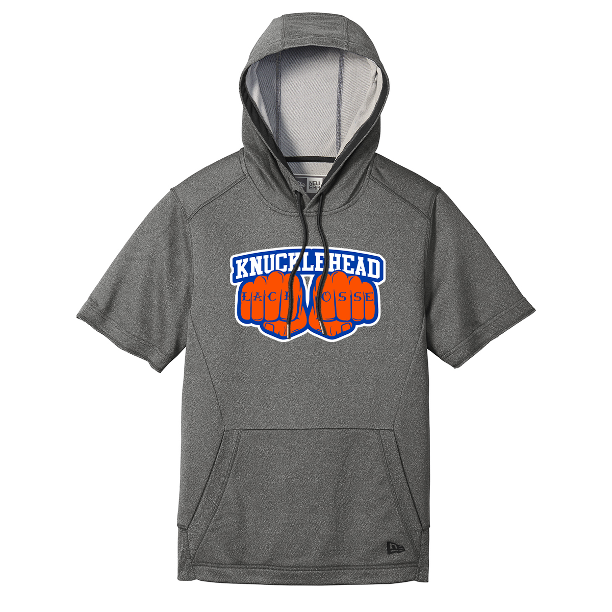 Knuckleheads Lacrosse New Era Performance Terry Short Sleeve Hoodie