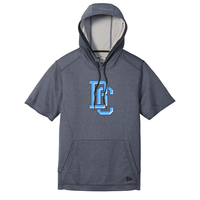 Blue Collar Bulldogs New Era Performance Terry Short Sleeve Hoodie