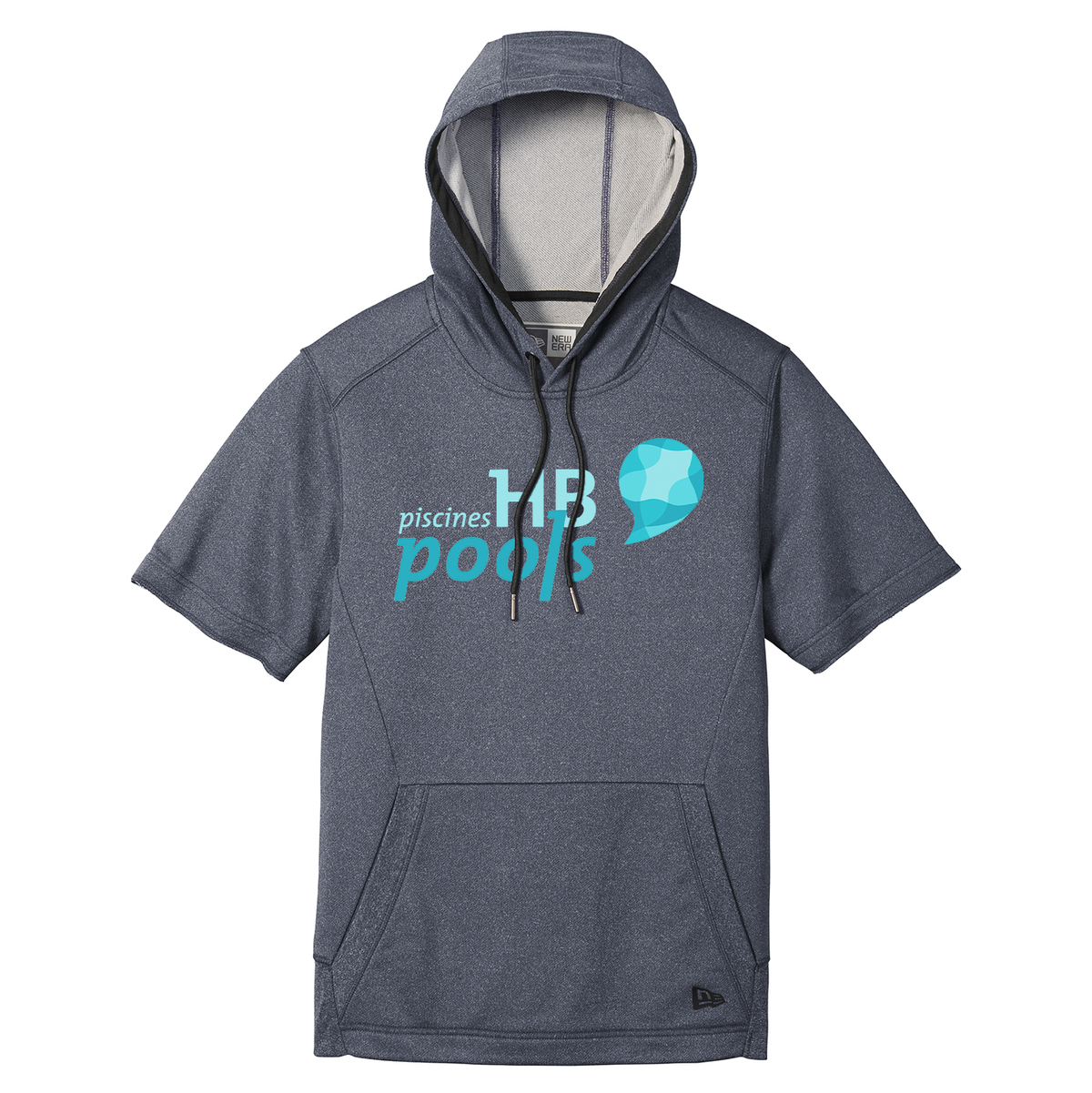 HB Pools New Era Performance Terry Short Sleeve Hoodie