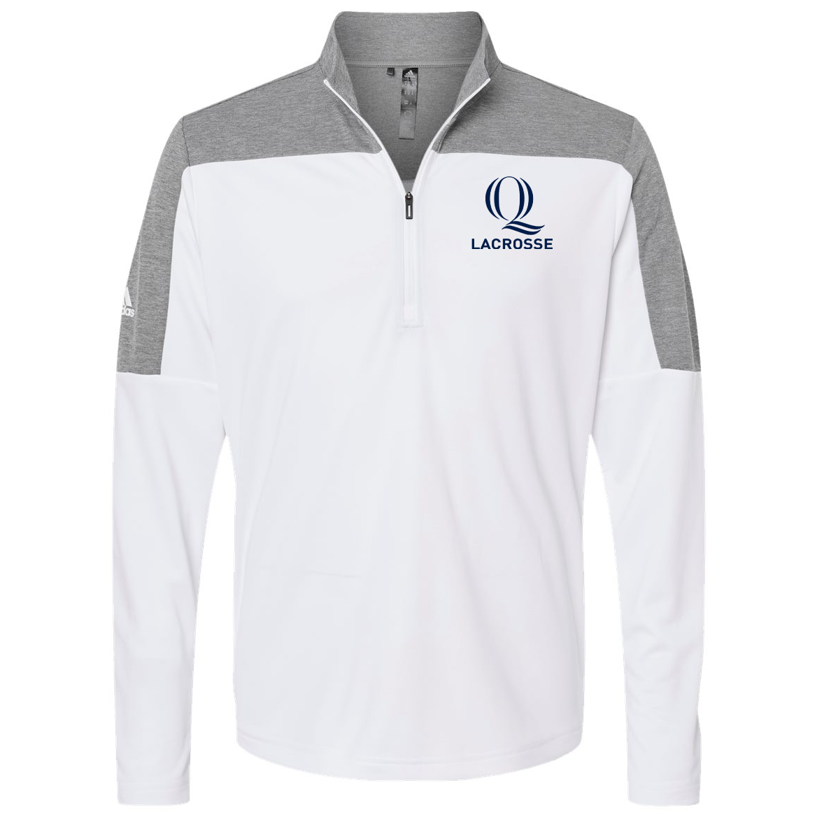 Quinnipiac Men's Lacrosse Adidas Colorblock Lightweight Quarter-zip