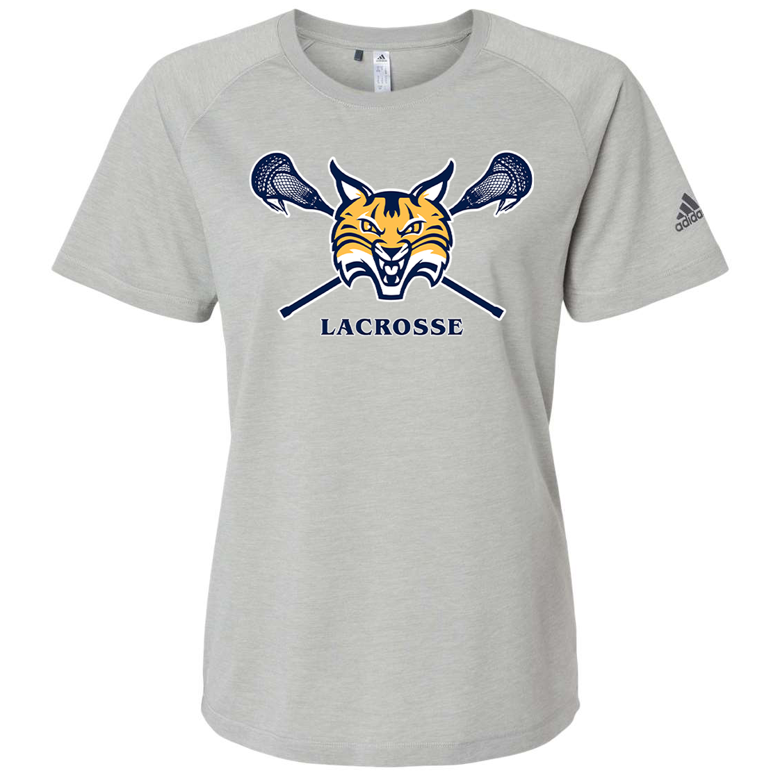 Quinnipiac Men's Lacrosse Adidas Ladies Blended T-Shirt