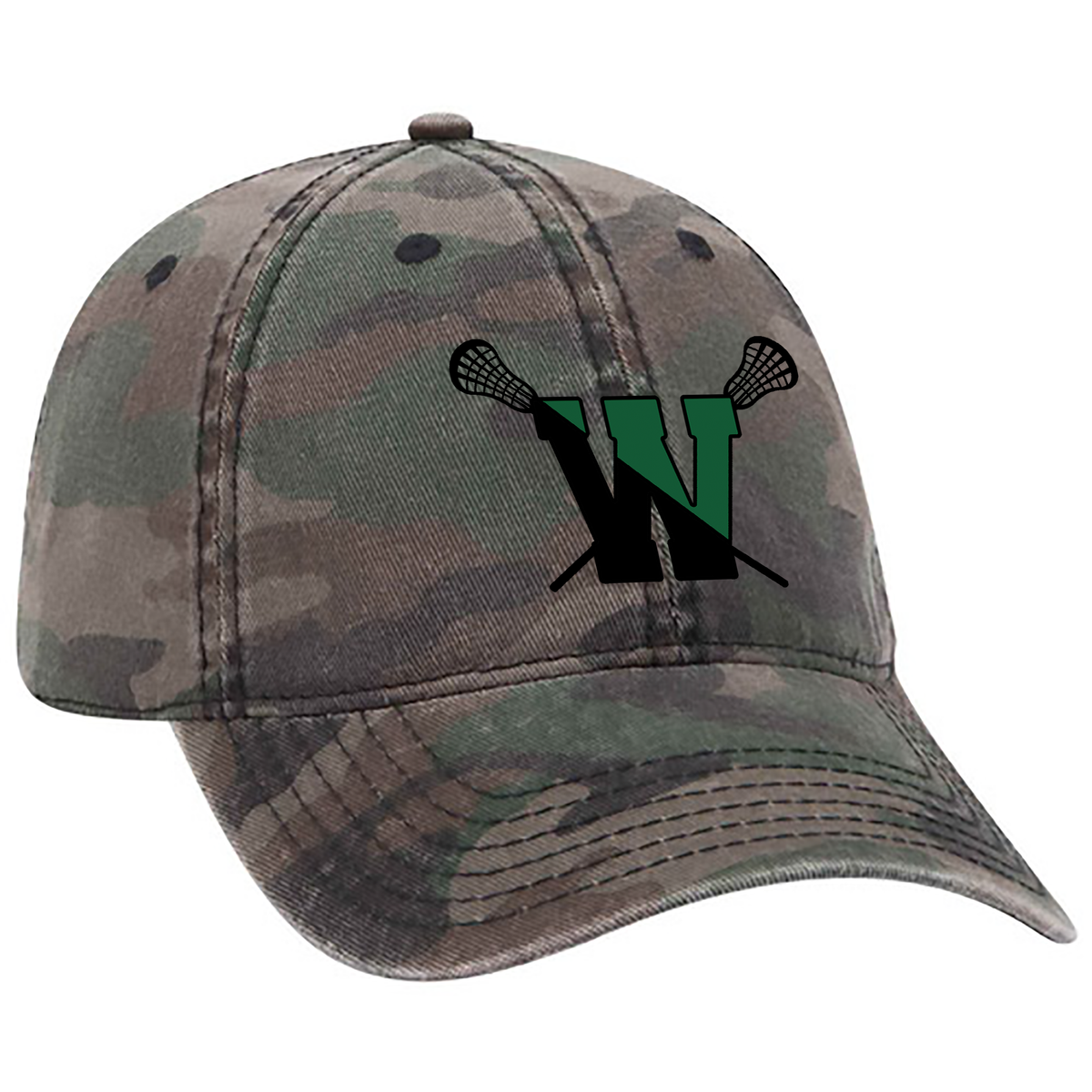 Westwood Girls Lax Camo Baseball Cap