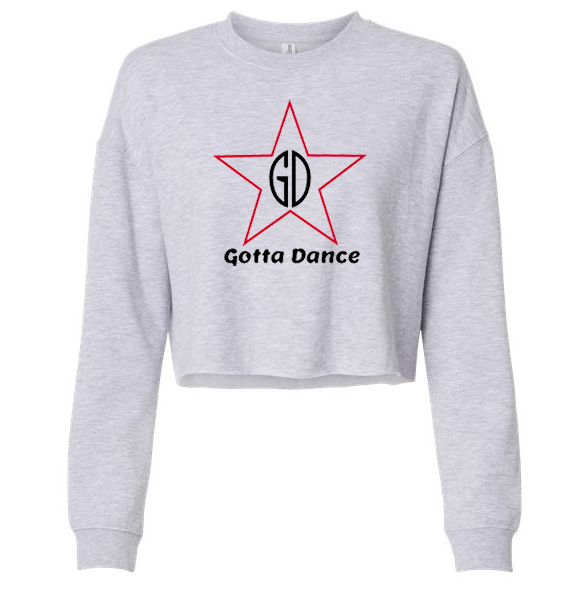 Gotta Dance Women's Lightweight Cropped Crew Pullover