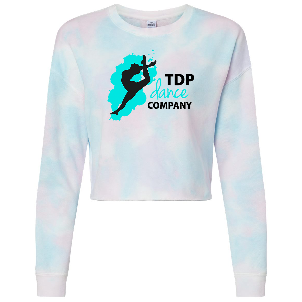 TDP Dance Company Women's Lightweight Cropped Crew Pullover