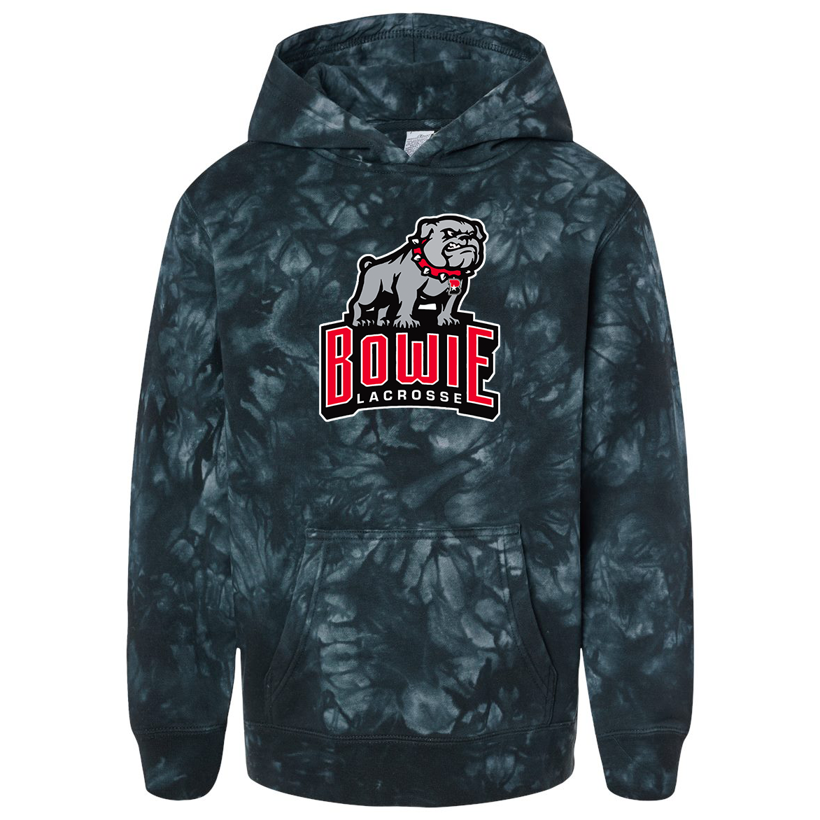Bowie Girls Lacrosse Independent Trading Co. Pigment-Dyed Hooded Sweatshirt