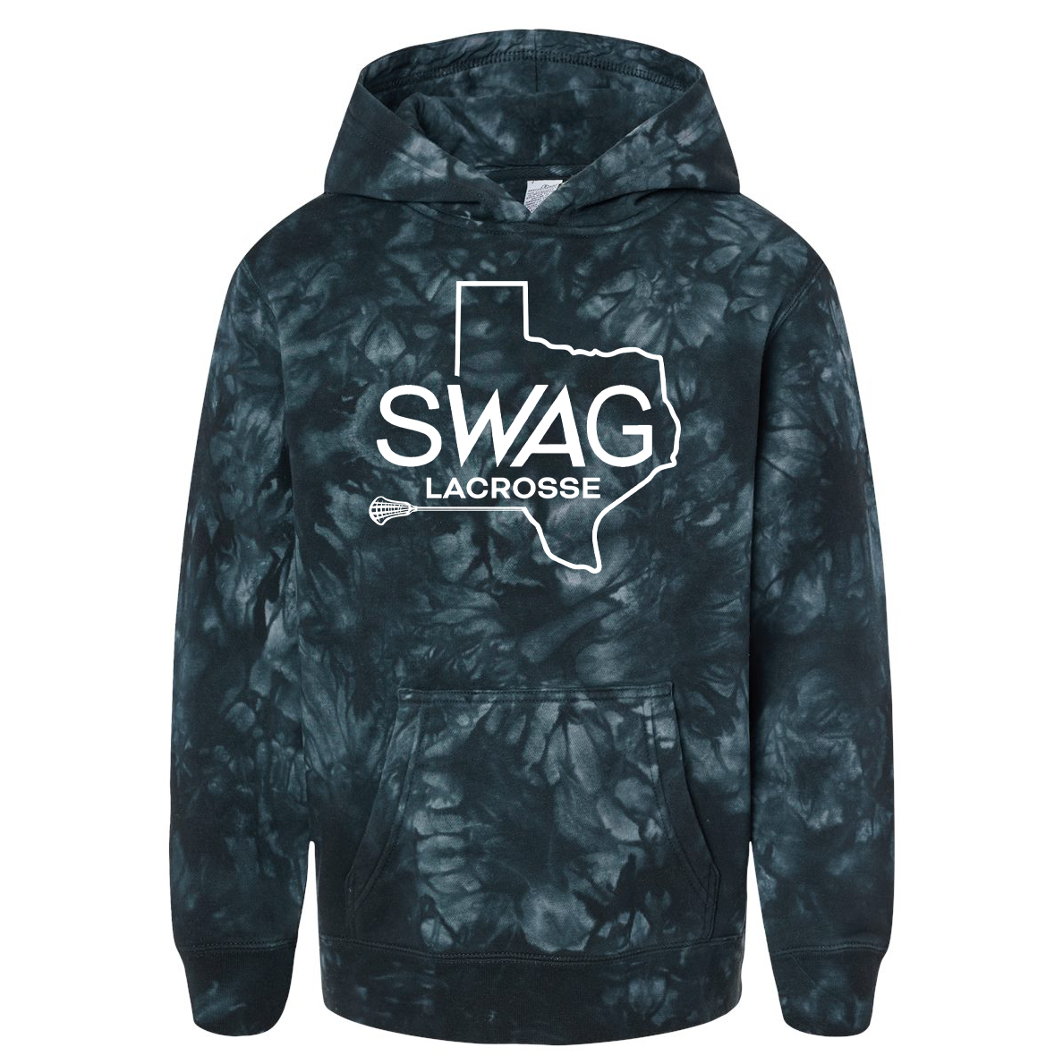 SWAG Lacrosse Independent Trading Co. Pigment-Dyed Hooded Sweatshirt