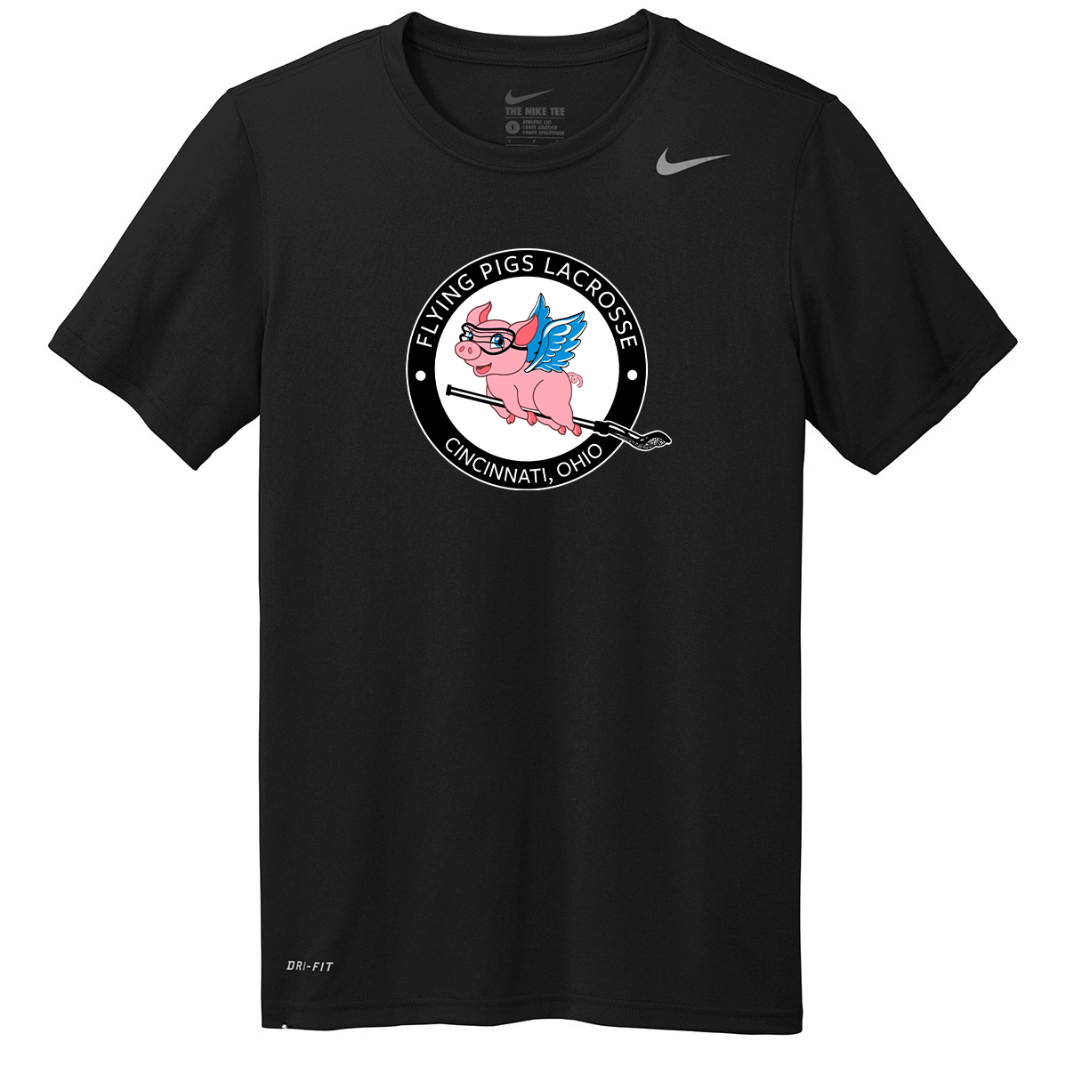 Flying Pigs Lacrosse Nike Legend Tee