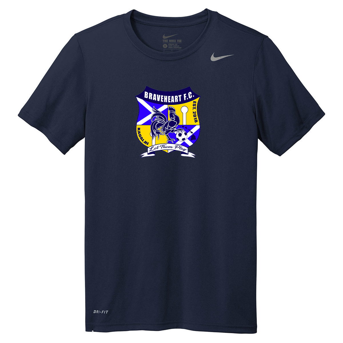 Kauai Braveheart FC Nike Legend Tee