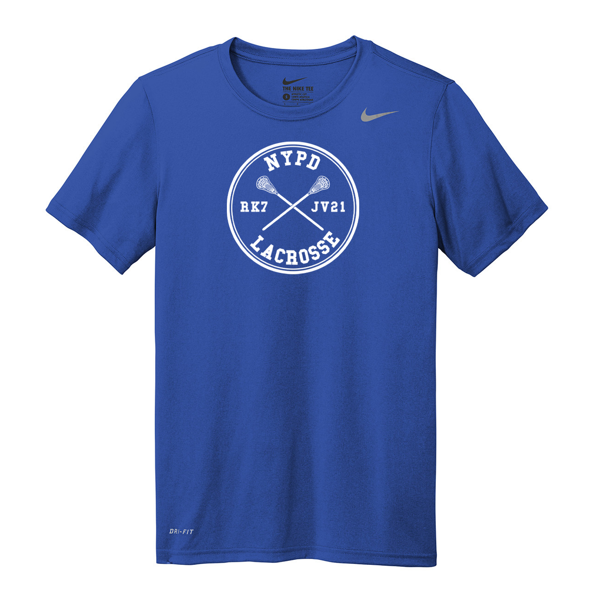 NYPD Lacrosse Nike Legend Tee