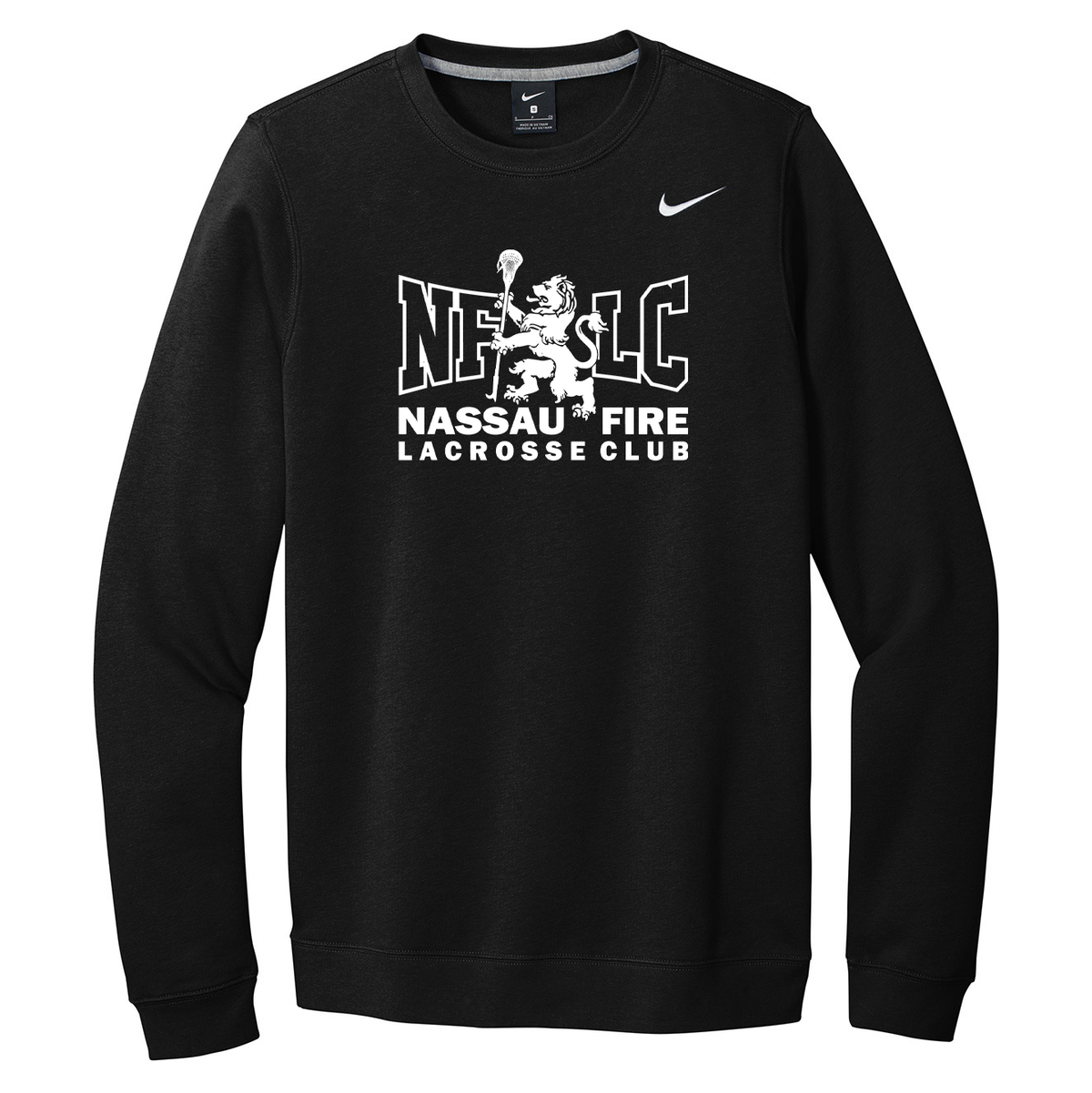 Nassau Fire Lacrosse Club Nike Fleece Crew Neck