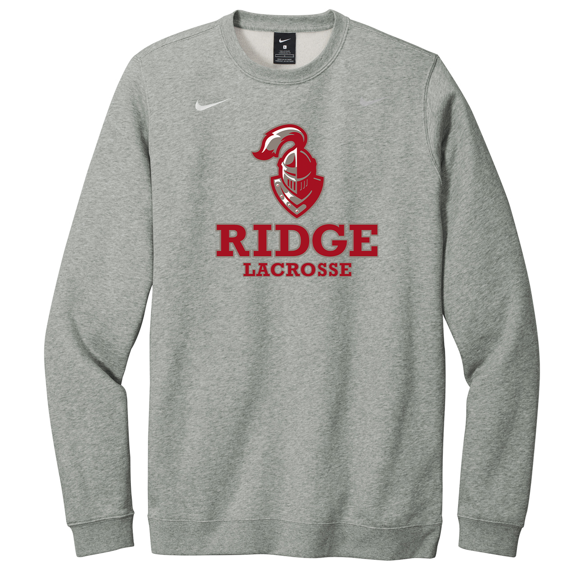 Northridge High School Lacrosse Nike Fleece Crew Neck