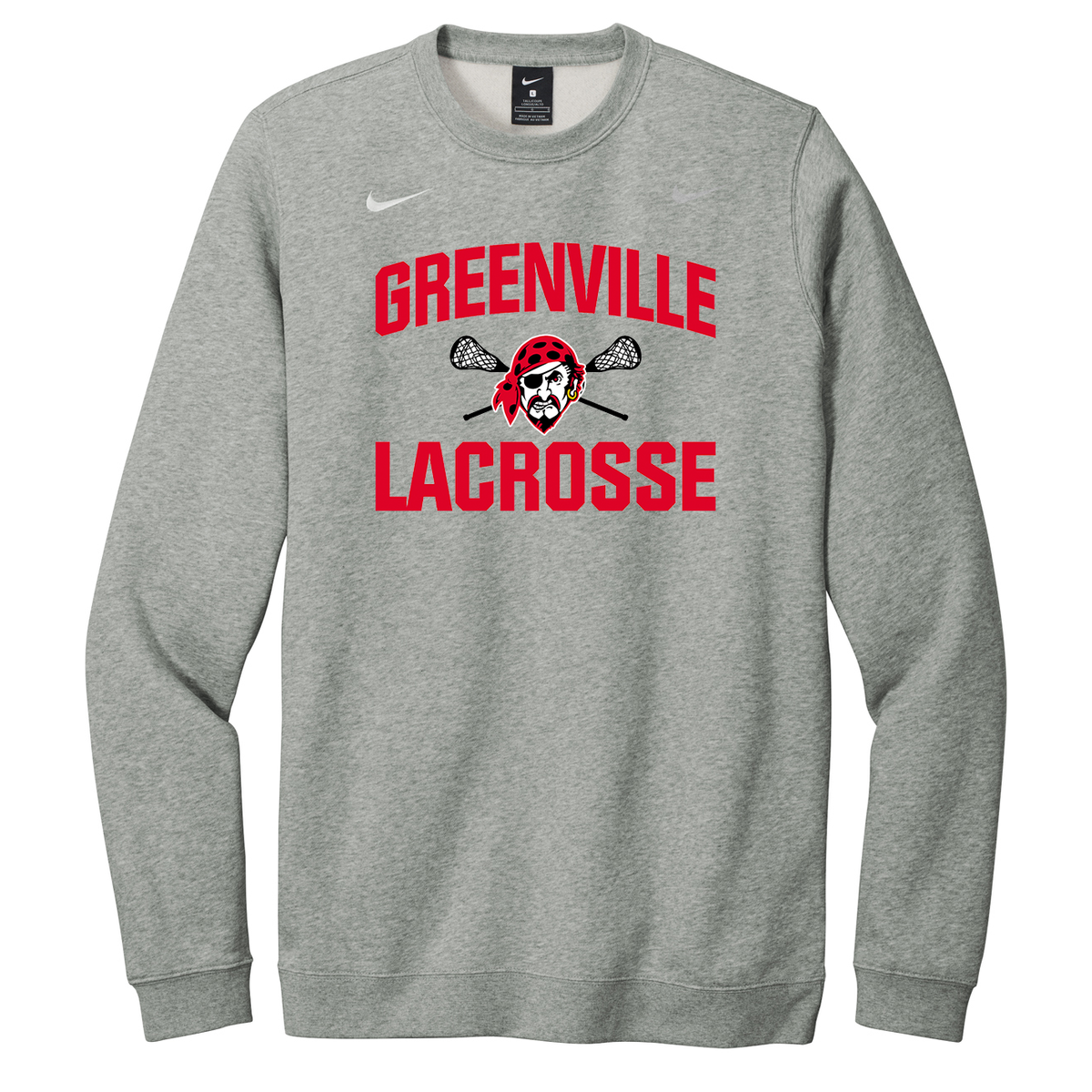 Greenville Lacrosse Nike Fleece Crew Neck