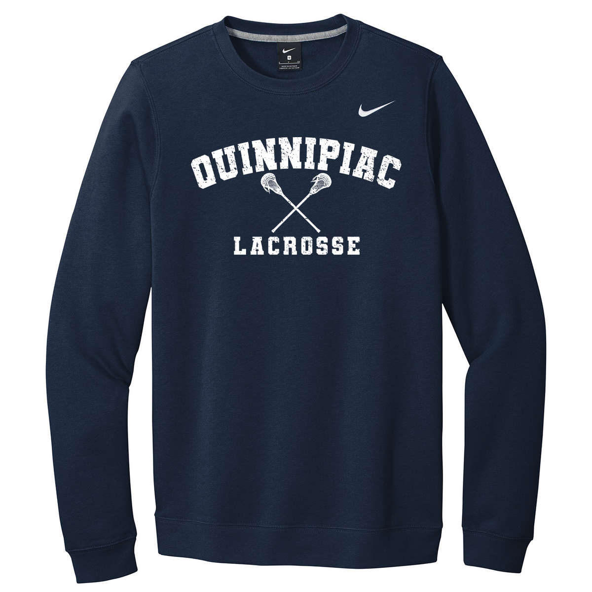 Quinnipiac Men's Lacrosse Nike Fleece Crew Neck