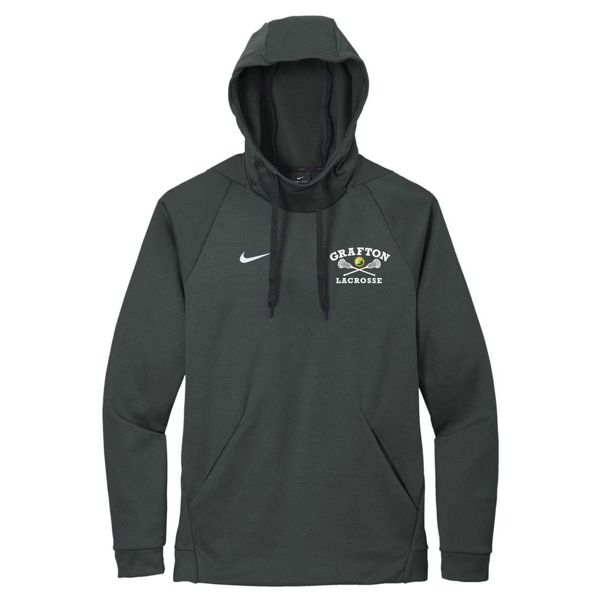 Grafton Lacrosse Nike Therma-FIT Embroidered Hoodie