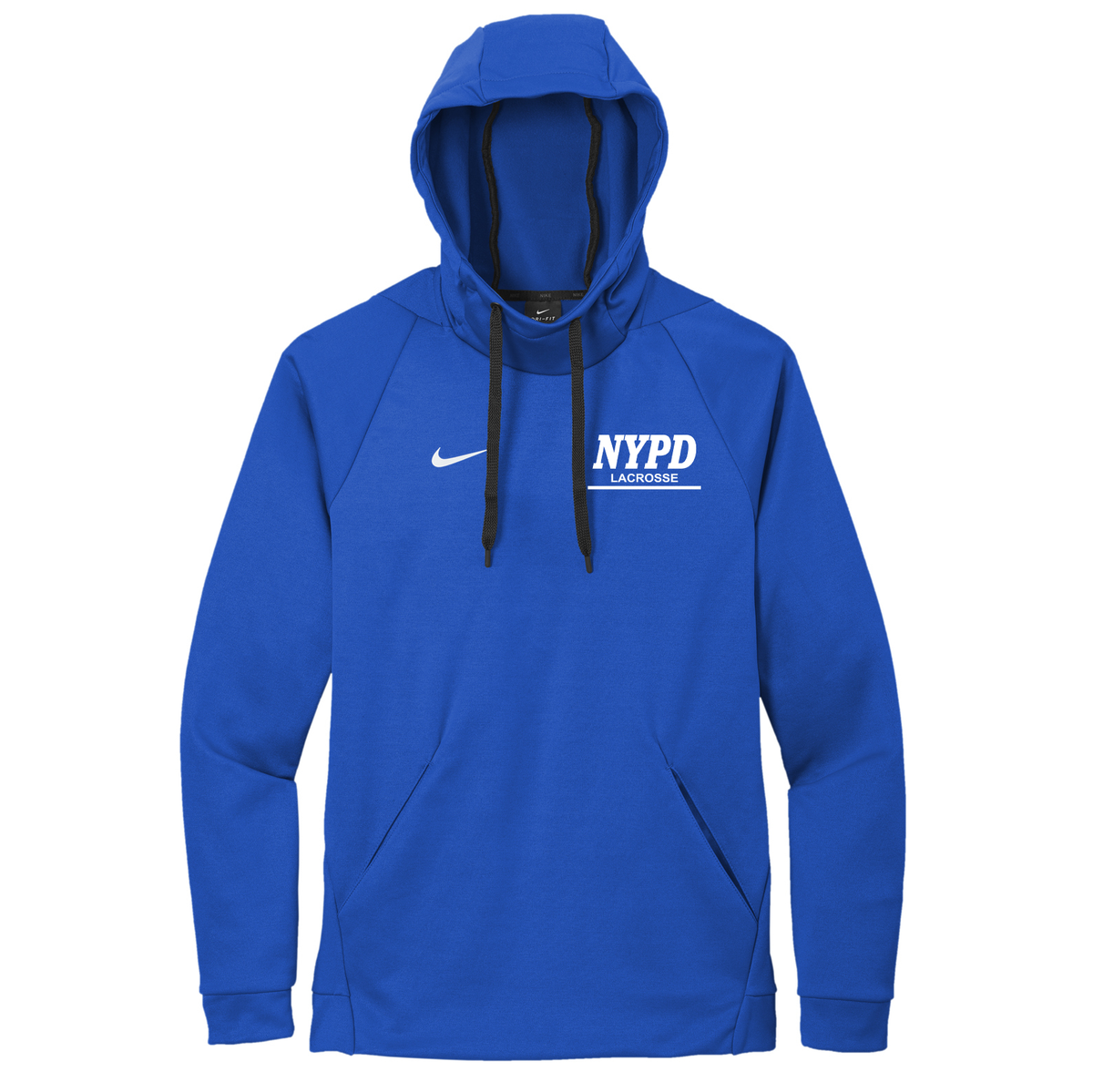 NYPD Lacrosse Nike Therma-FIT Embroidered Hoodie