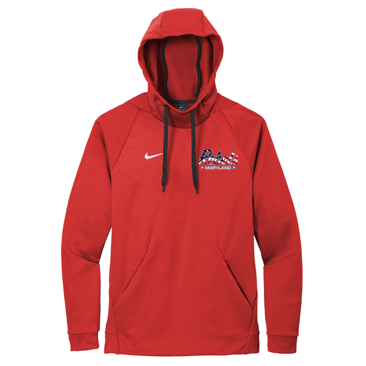 Rebels Maryland Nike Therma-FIT Embroidered Hoodie
