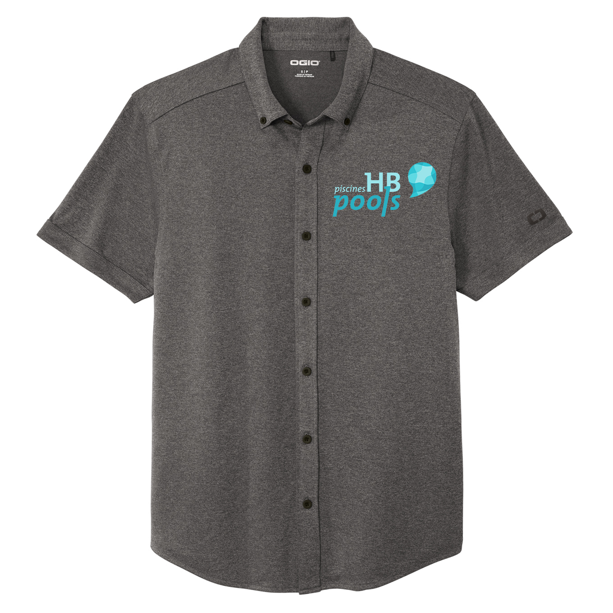 HB Pools OGIO® Gravitate Full-Button Polo