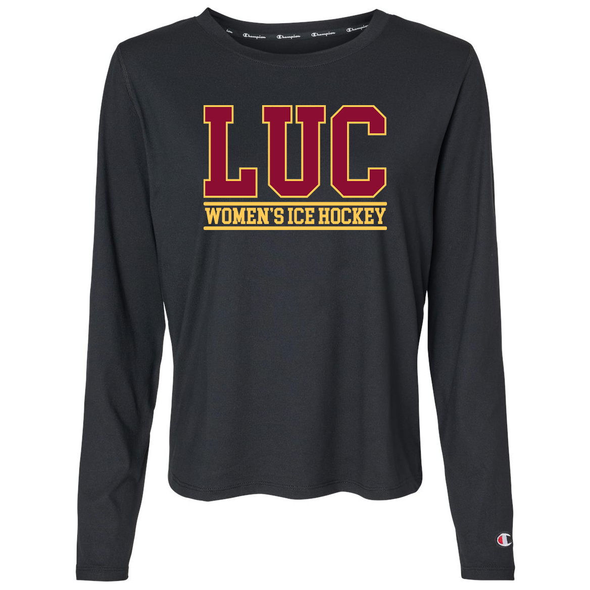 LUC Women's Ice Hockey Champion Women's Soft Touch Long Sleeve