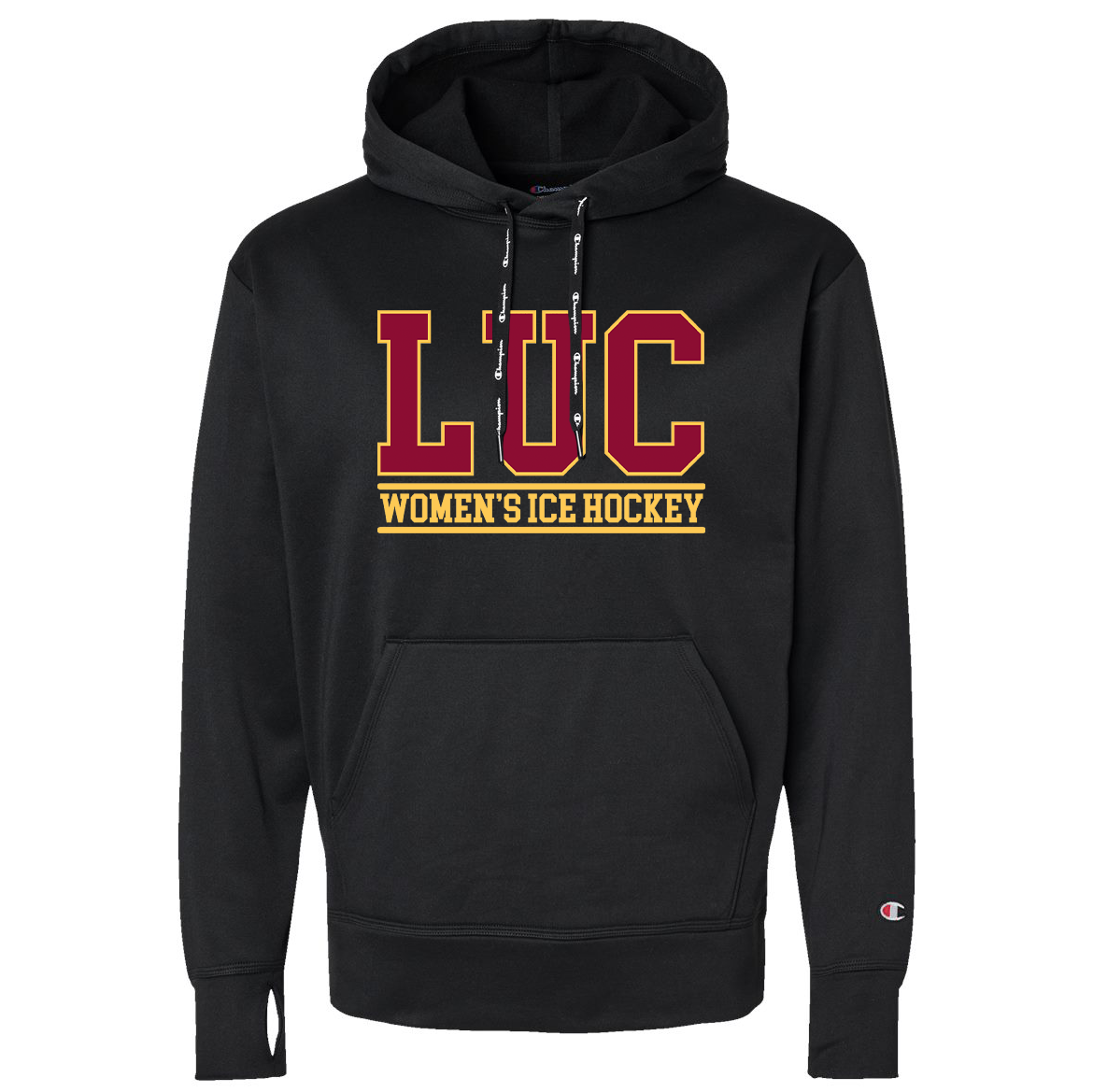 LUC Women's Ice Hockey Champion Sport Hoodie