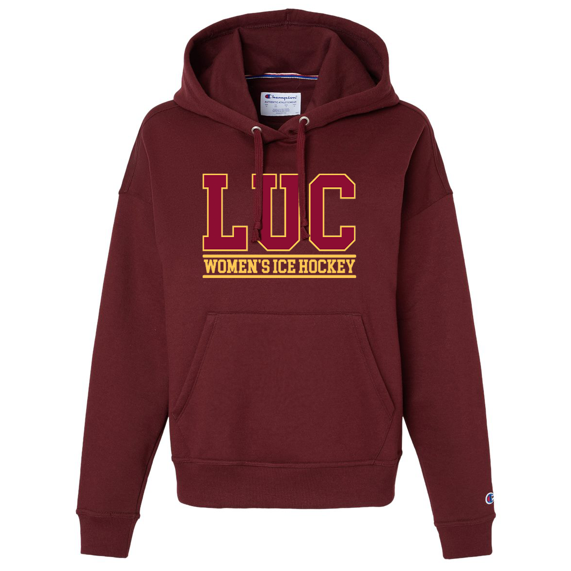 LUC Women's Ice Hockey Champion Women's Hooded Sweatshirt