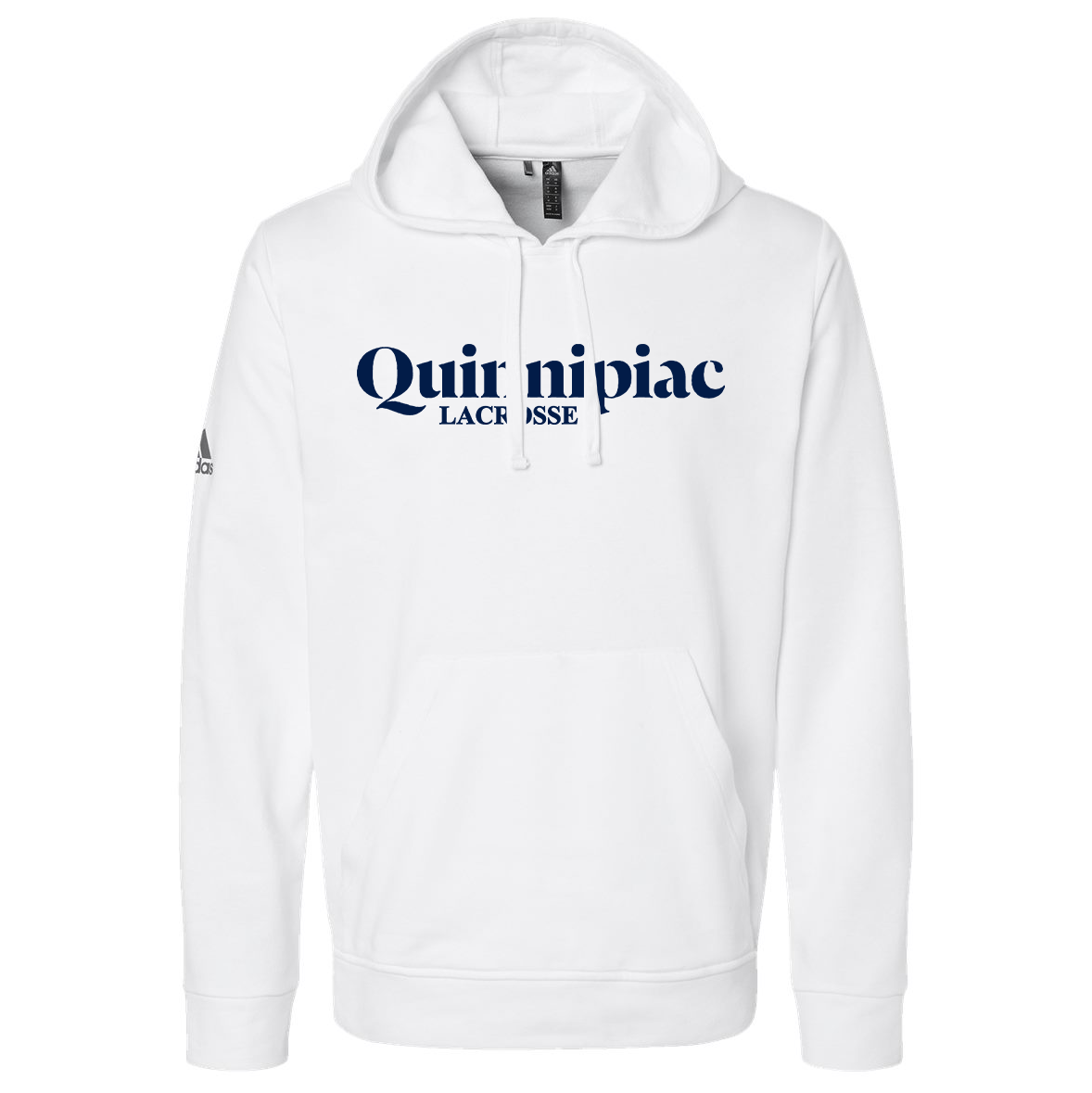 Quinnipiac Men's Lacrosse Adidas Fleece Hooded Sweatshirt