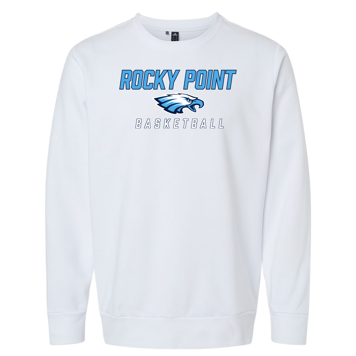 Rocky Point Varsity Basketball Adidas Fleece Crewneck Sweatshirt