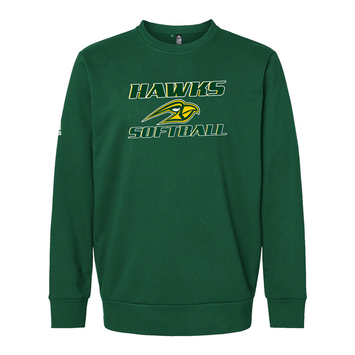 Hillsdale Hawks Adidas Fleece Crewneck Sweatshirt