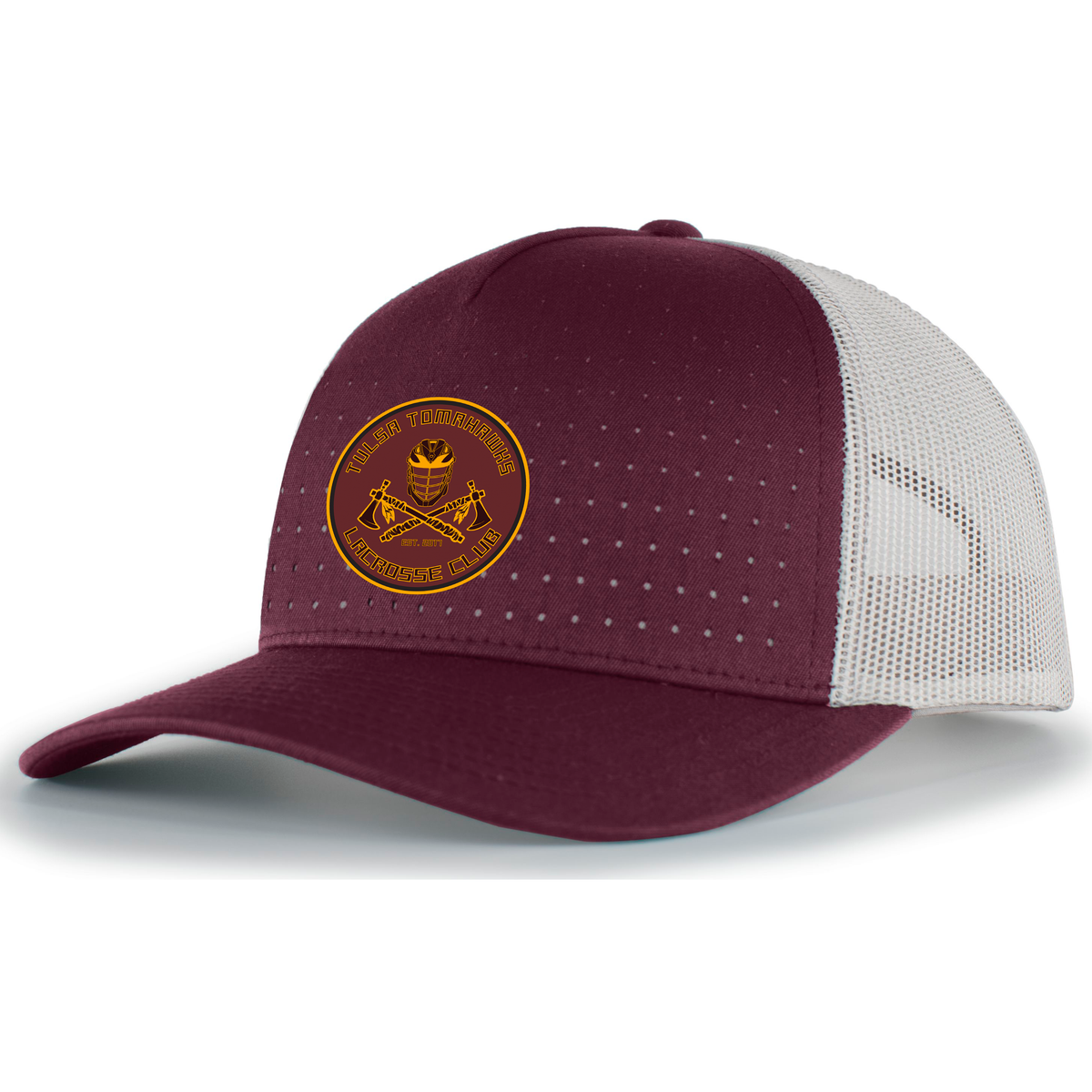 Tulsa Tomahawks Lacrosse Club Perforated Trucker