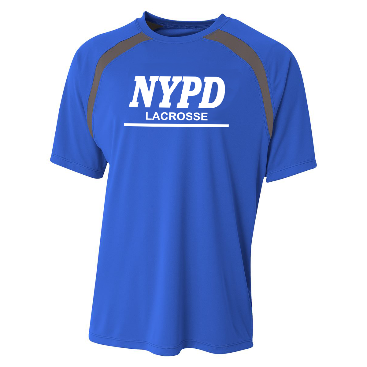 NYPD Lacrosse A4  Color Block Hook T-Shirt