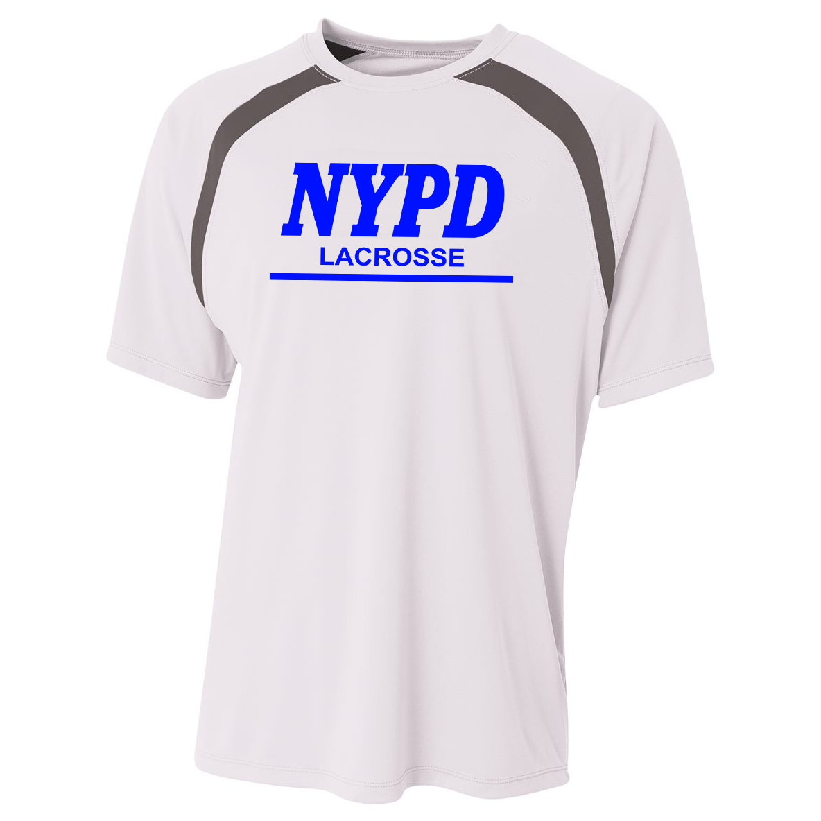 NYPD Lacrosse A4  Color Block Hook T-Shirt