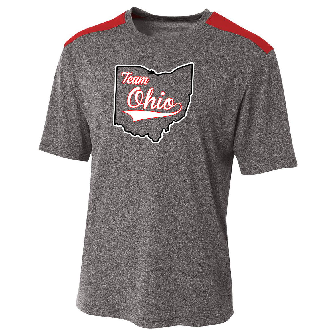 Team Ohio Softball A4 Tourney Heather S/S Colorblock