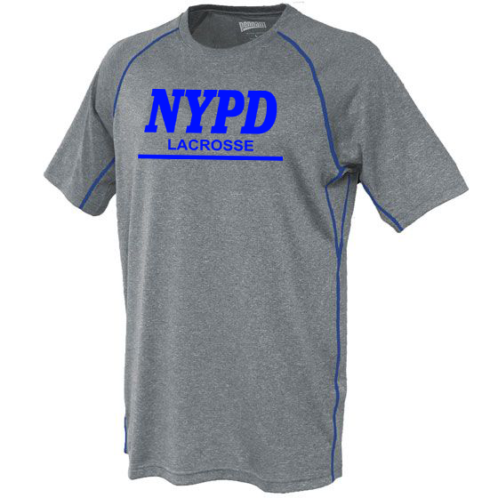 NYPD Lacrosse Carbon T-Shirt