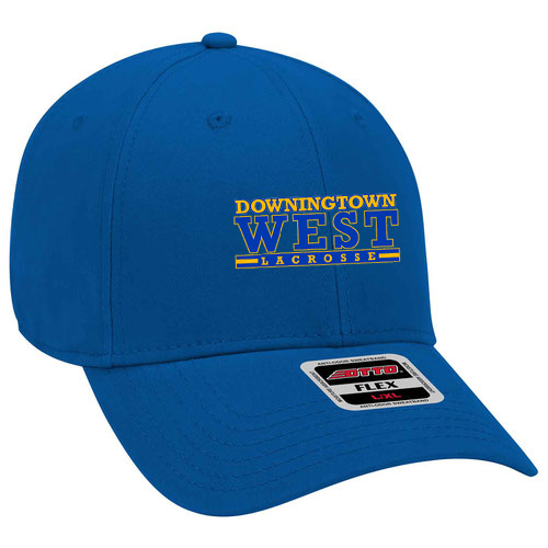 Downingtown West Lacrosse Flex-Fit Hat