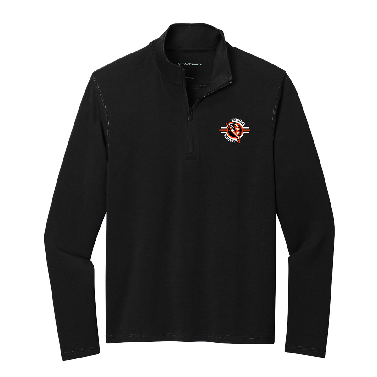 Jersey Thunder Lacrosse Port Authority Microterry 1/4 Zip Pullover