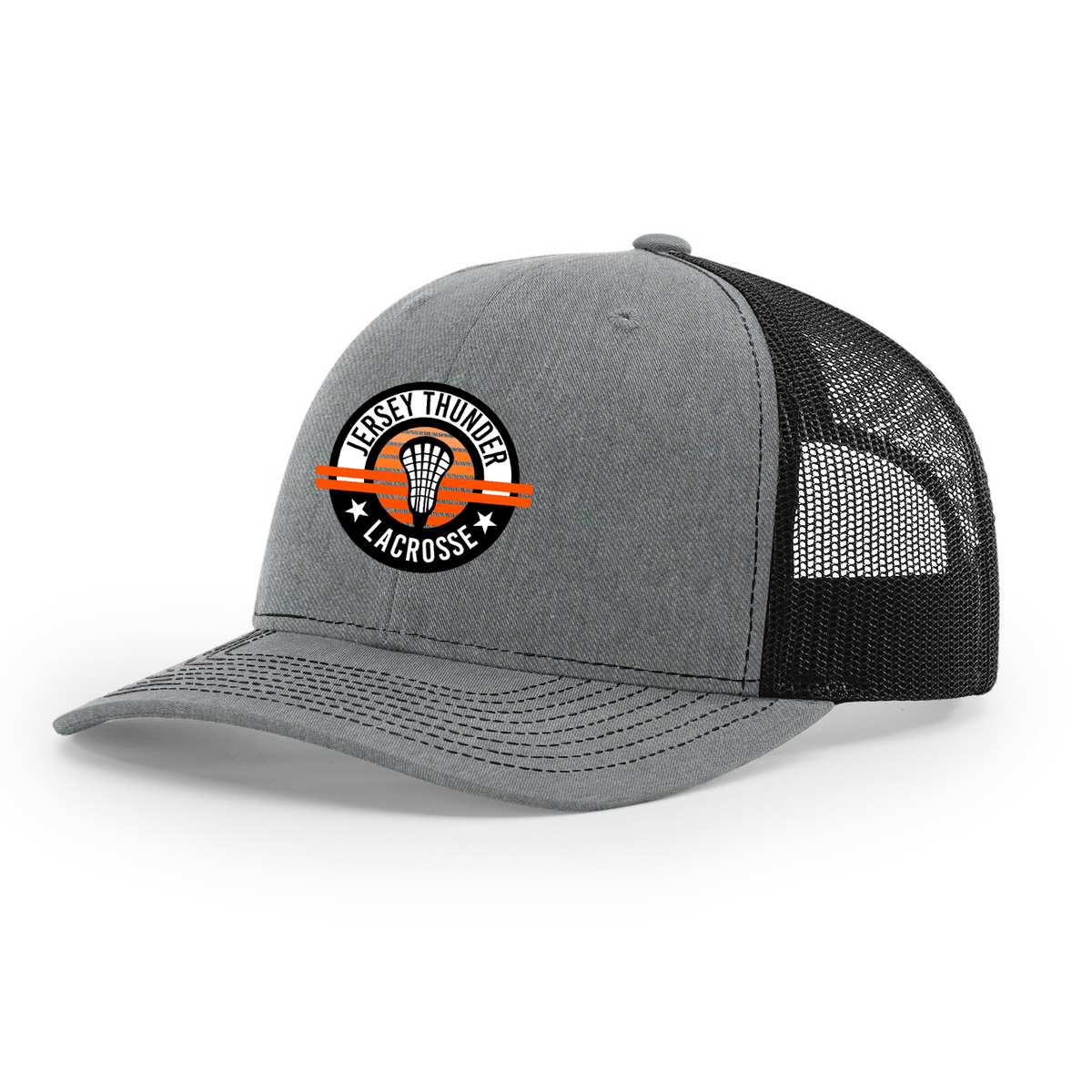 Jersey Thunder Lacrosse Richardson Snapback Trucker Cap - Patch Hat