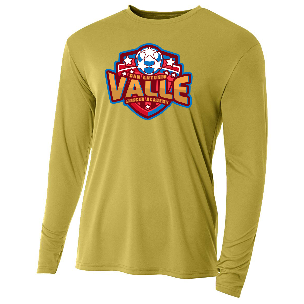 Valle Soccer Academy A4 Cooling Performance L/S Crew