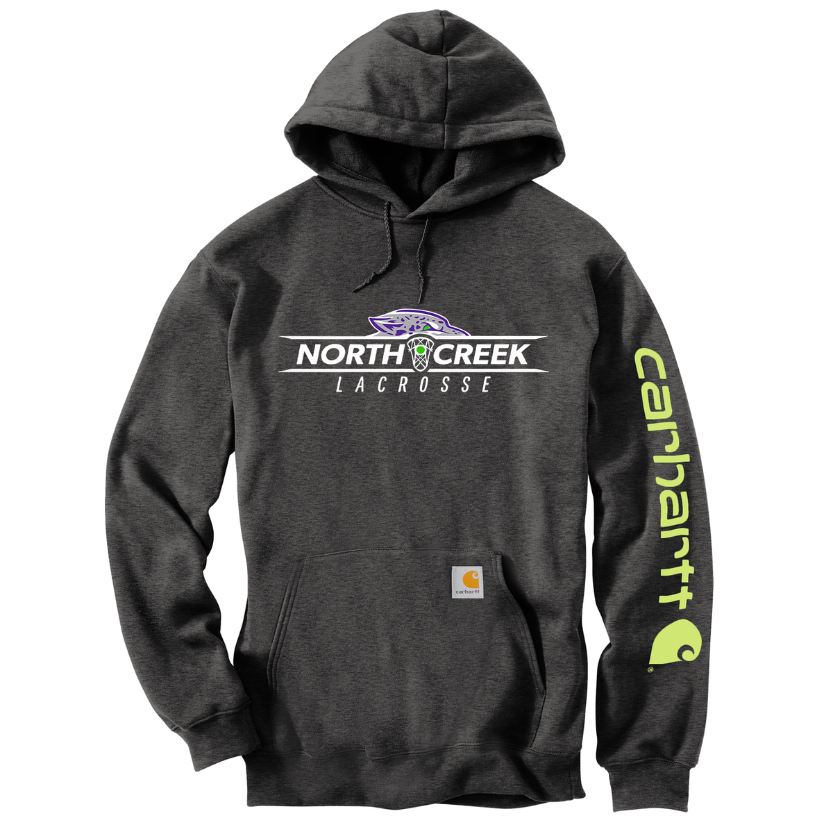 North Creek Lacrosse Midweight Hooded Logo Sweatshirt