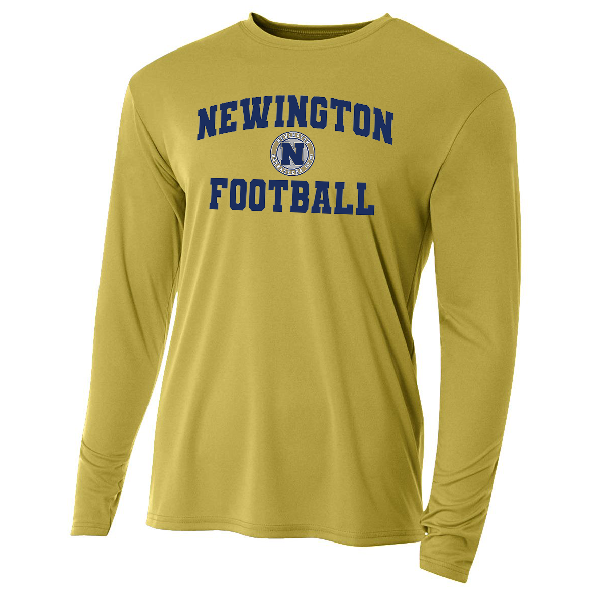 Newington HS Football A4 Cooling Performance L/S Crew