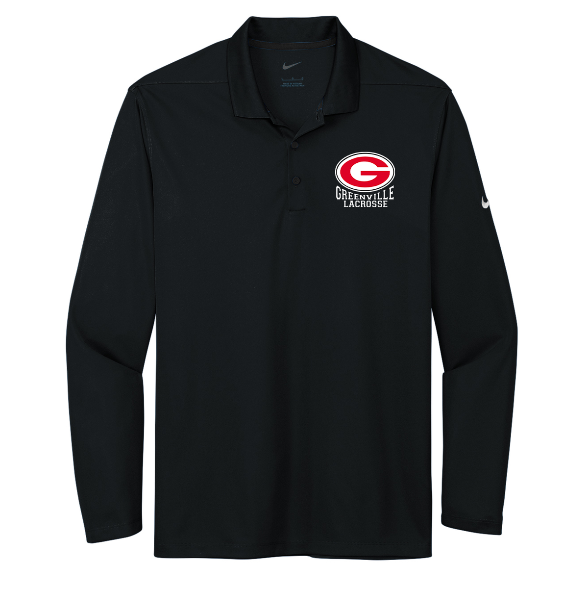 Greenville Lacrosse Nike Dri-Fit Long Sleeve Polo