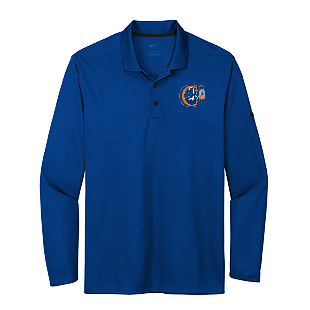 Collegiate School Nike Dri-FIT Micro Pique 2.0 Long Sleeve Polo