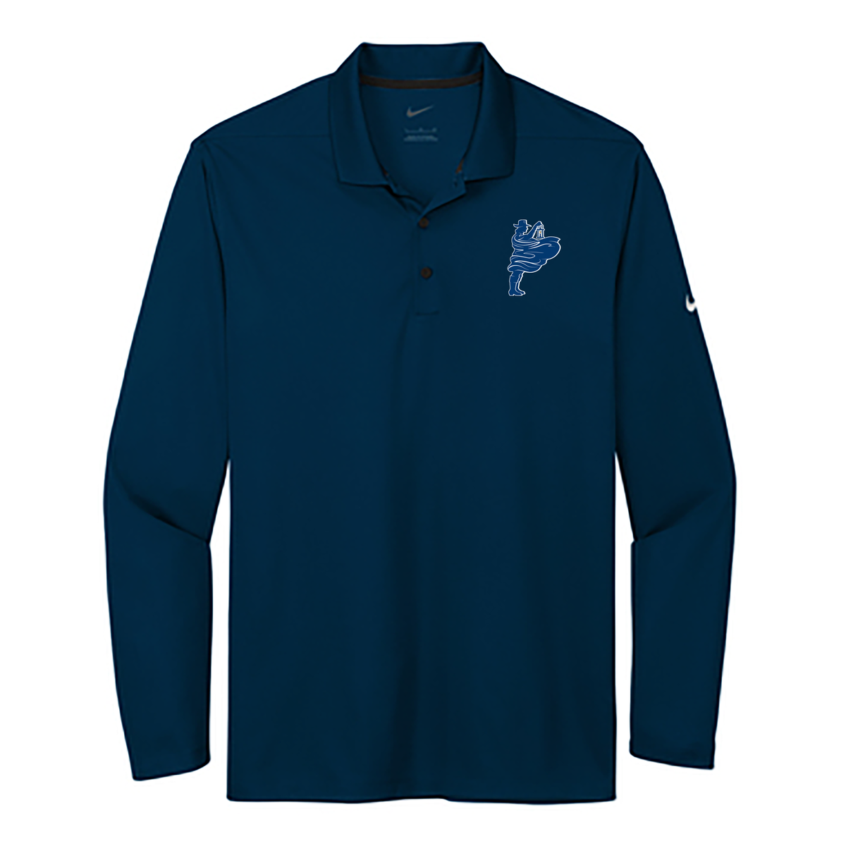 Collegiate School Nike Dri-FIT Micro Pique 2.0 Long Sleeve Polo