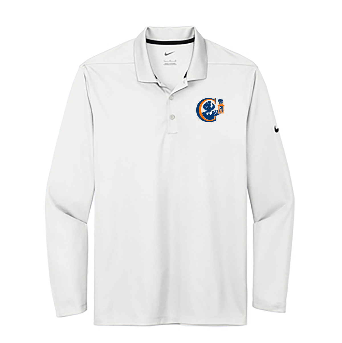 Collegiate School Nike Dri-FIT Micro Pique 2.0 Long Sleeve Polo